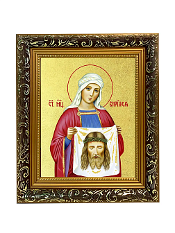 Икона "Веринея (Вероника)", св. мц., с золочением поталью, 10011-УЛ