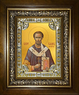 Икона ИОАНН Златоуст, архиепископ Константинопольский, Святитель (СЕРЕБРЯНАЯ РИЗА, КИОТ)