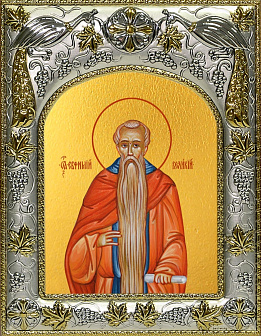 Икона складень Евфимий Великий и Ангел Хранитель 195