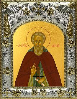 Икона Сергий Радонежский преподобный