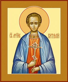 Икона Преподобный Виталий Александрийский