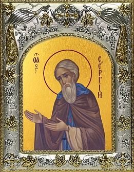 Икона Сергий Радонежский