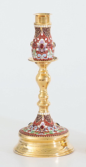 Подсвечник №13 / 1 свеча / золочение Подсвечник №13 / 1 свеча / золочение