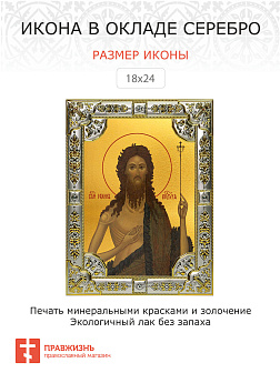Икона Иоанн Предтеча Креститель Господень