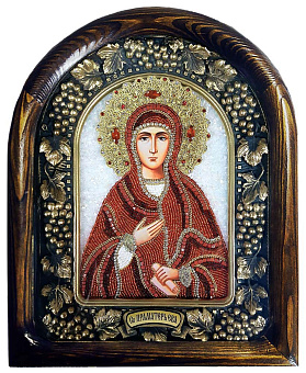 188 Именная икона Ева Праматерь бисер, дерево 188 Именная икона Ева Праматерь бисер, дерево