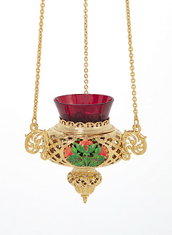 Лампада подвесная №39 золочение