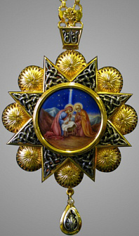 Панагия №57 / золочение / серебро (УИН)