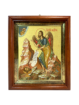 Икона "Иоанн", св. Предтеча и Креститель Господень, с золочением поталью, 09И12-УЛ Икона "Иоанн", св. Предтеча и Креститель Господень, с золочением поталью, 09И12-УЛ