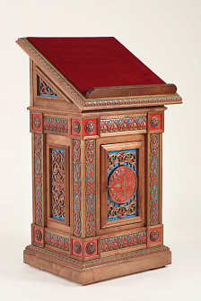 Аналой №490 тябловый с прорисовкой эмалью