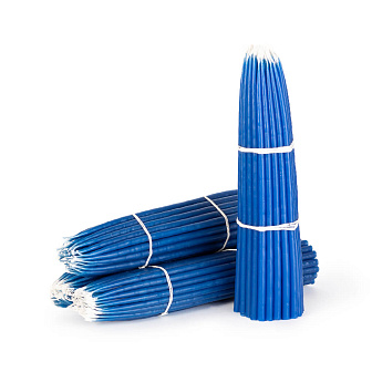 Свечи Конусные №30 (19см, 1,5ч, 50шт), СИНИЕ