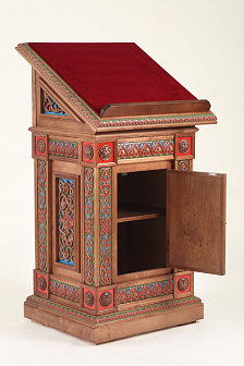 Аналой №490 тябловый с прорисовкой эмалью