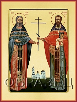 Икона ВЕНИАМИН (Кононов) и НИКИФОР (Кучин), Преподобномученики