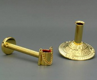 Подставка под посох золочение без каркаса