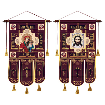 Хоругви сублимационная печать (пара) №3