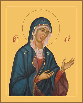 Икона Деисусная икона Божией Матери Икона Деисусная икона Божией Матери