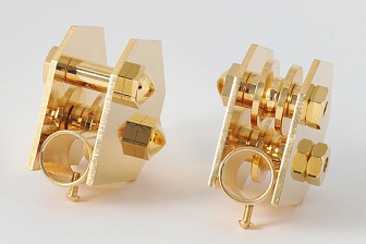 Завеса на царские врата с трубой золочение