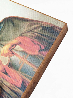 Икона под старину Александр Свирский, Преподобный