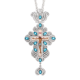 Крест наперсный №13 / серебрение