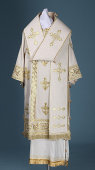 Облачение архиерейское №40 лен вышитое а/м