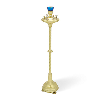 Подсвечник выносной №5 на 6 свечей лак Подсвечник выносной №5 на 6 свечей лак