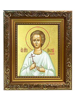 Икона "Артемий Веркольский", св. прав., с золочением поталью, 09А9-УЛ Икона "Артемий Веркольский", св. прав., с золочением поталью, 09А9-УЛ