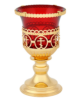 Лампада настольная №10а золочение