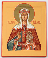 Икона живописная на доске 18х24 золоченый нимб