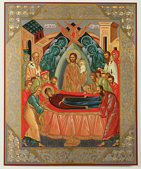 Икона на оргалите №1 30х40 двойное тиснение, Праздники (к-т 13 шт) Праздники