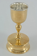 Потир-чаша 0.75 с вкладышем(нерж. сталь) золочение