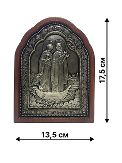 Именная икона 118 Петр и Феврония Муромские гальваника НОВАЯ A184-1_KRA Именная икона 118 Петр и Феврония Муромские гальваника НОВАЯ A184-1_KRA