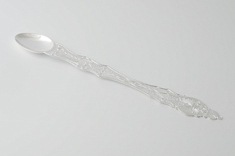 Лжица штампованная углубленная серебро (УИН)