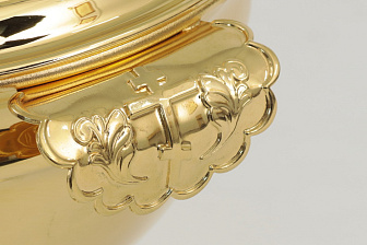 Чаша водосвятная большая золочение