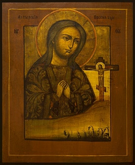 Ахтырская икона Пресвятой Богородицы, под старину