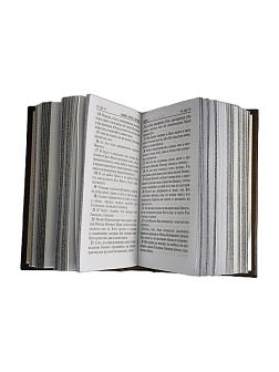 Подарочный набор книг в кожаном переплете: Новый Завет 07.17 и Евангелие 09.35 цвет темно-коричневый Подарочный набор книг в кожаном переплете: Новый Завет 07.17 и Евангелие 09.35 цвет темно-коричневый