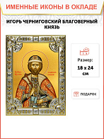 Икона Игорь Черниговский, Благоверный князь
