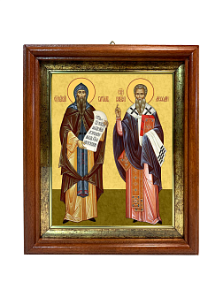 Образ святых Кирилла и Мефодия, равноапостольных учителей словенских, 09КМ1