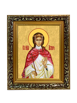 Образ святой Агнии (Анны) Римской, мученицы и девы, 10А9