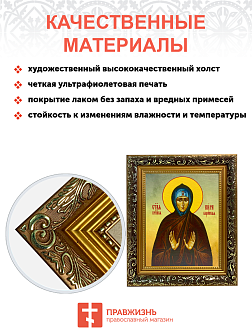 Икона Кира Берийская Преподобная на холсте 156 Икона Кира Берийская Преподобная на холсте 156