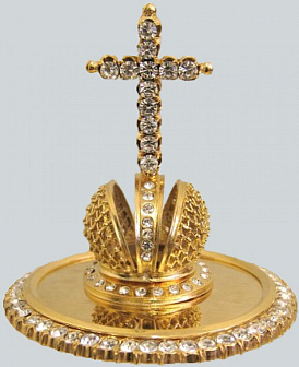 Крест на митру №1 / золочение