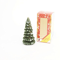 Свеча формовая Рождественская Ель, ЗЕЛЕНАЯ