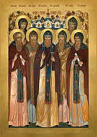 Икона Собор Псково-Печерских святых