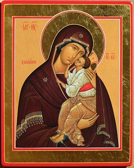 Икона Пресвятой Богородицы УМИЛЕНИЕ Ярославская (ЗОЛОЧЕНИЕ)