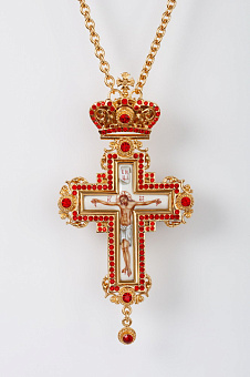 Крест наперсный № 74 /золочение/ Крест наперсный № 74 /золочение/