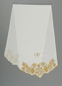Рушник венчальный вышивка шнуром №6
