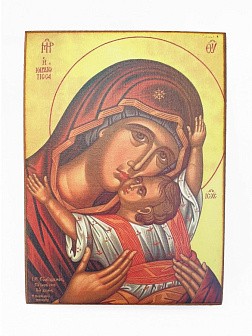 Икона под старину Пресвятой Богородицы Кардиотисса (Сердечная)