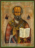 икона образ Архиепископ Мир Ликийских Николай чудотворец