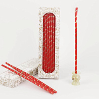 Свечи праздничные №40 (уп 40шт), КРАСНЫЕ (Золотое ХВ)