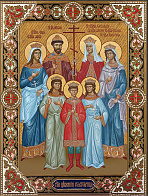 Икона Царская семья