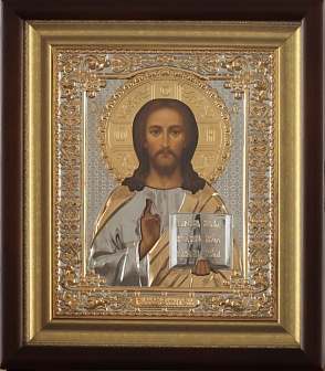 Икона в окладе ''Господь Иисус Христос''