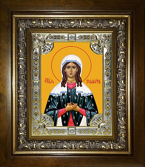 Икона освященная "Глафира Амасийская", в киоте 24x30 см